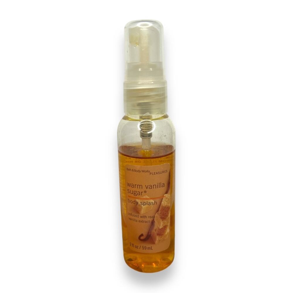 Bath & Body Works Pleasures Warm Vanilla Sugar Body Splash Spray 2 fl oz